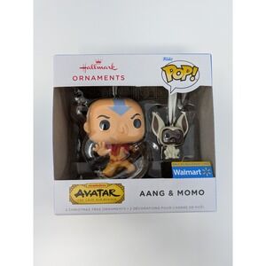 Funko Pop Hallmark Ornament A:TLA Aang &‎ Momo Walmart Exclusive Fandom Decor
